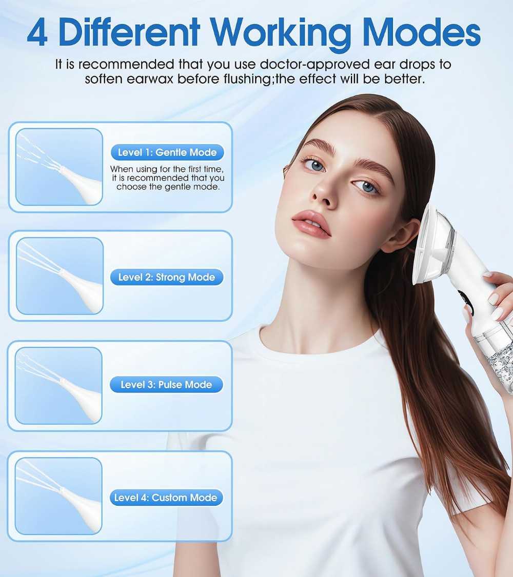 Upgrade USB Electric Water Powered Ear Cleaner