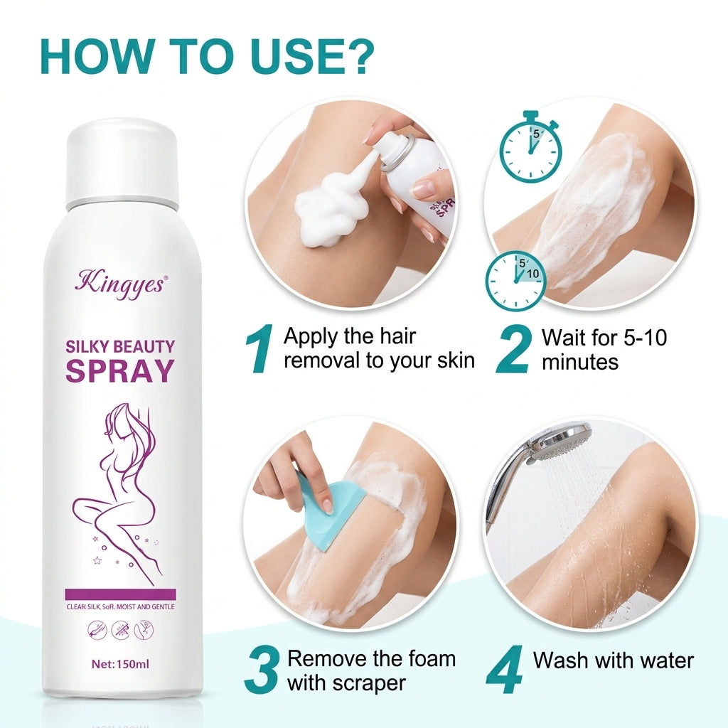Silky Beauty Hair Removal Spray — 150ml